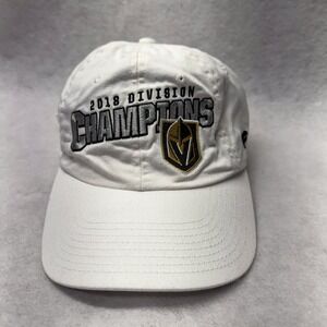 Vegas Golden Knights Hat Cap Strap Back NHL Hockey 2018 Division Champions‎ Mens